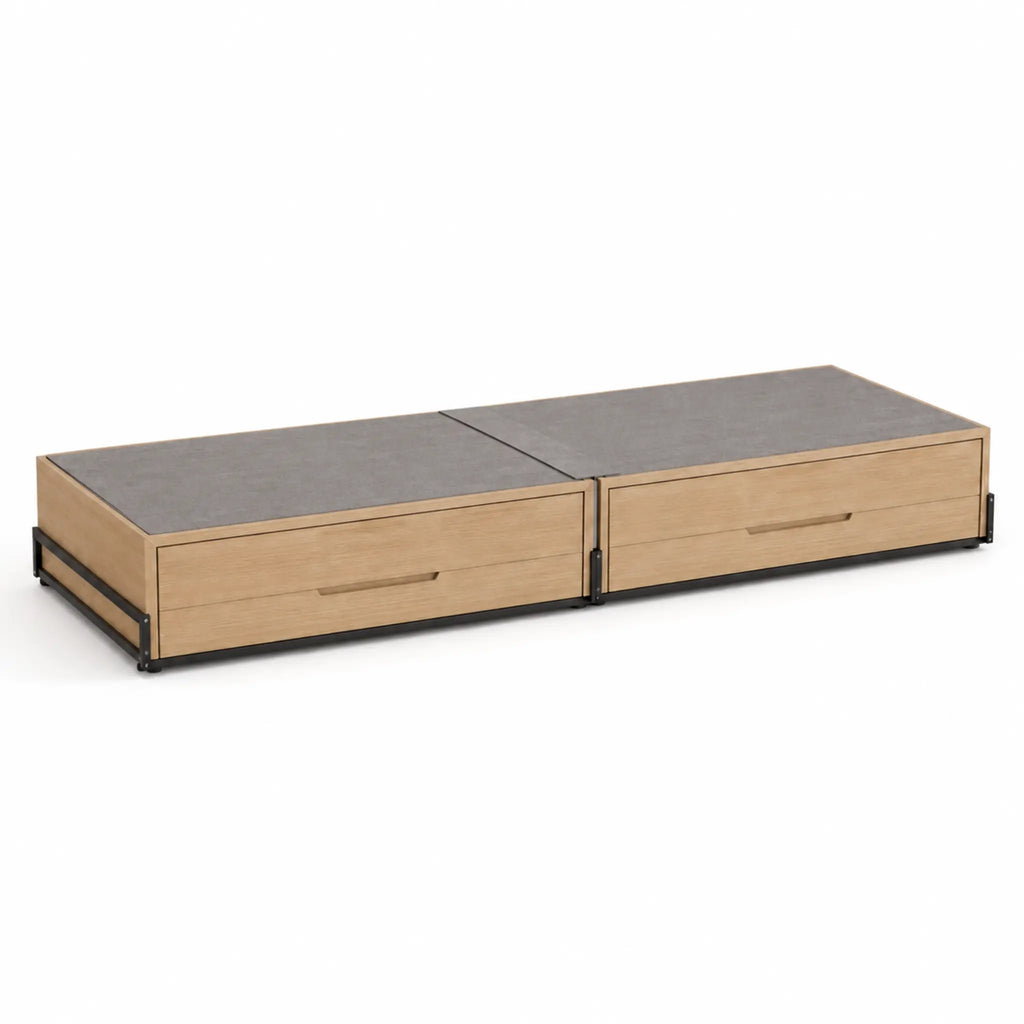 GlidePair Under-Bed Rolling Drawer Set