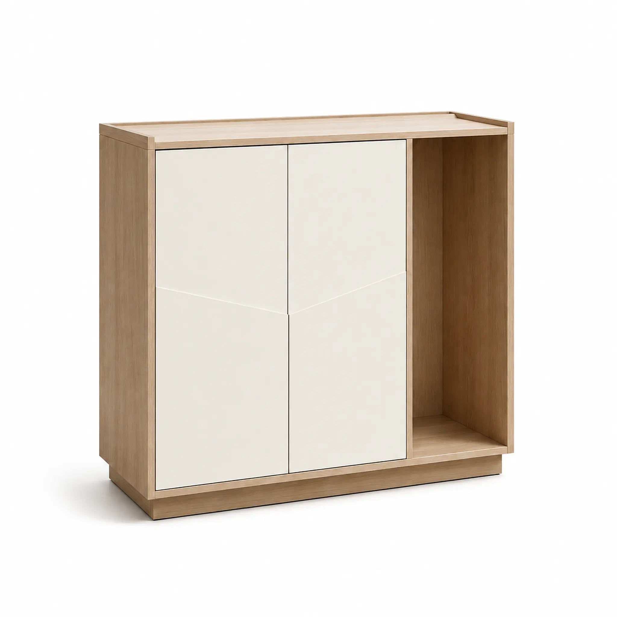 Foldline Narrow Entryway Console Cabinet
