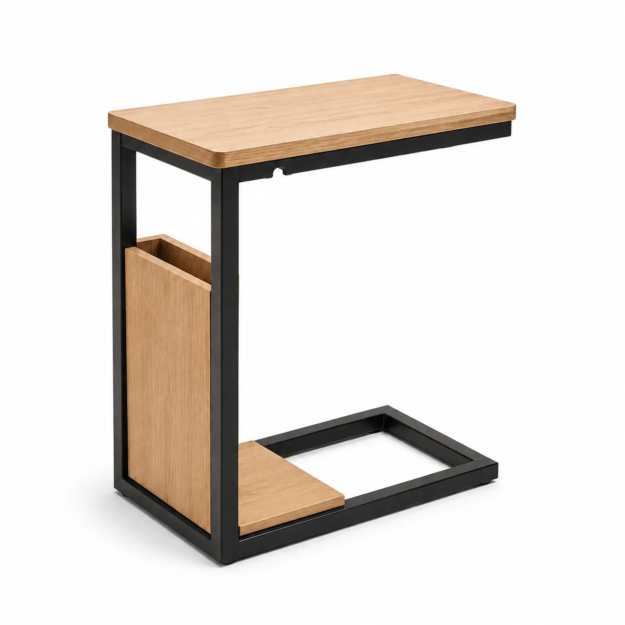 BridgePocket C-Shaped Storage Side Table
