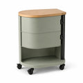 PivotCart Rolling Living Room Storage Cart