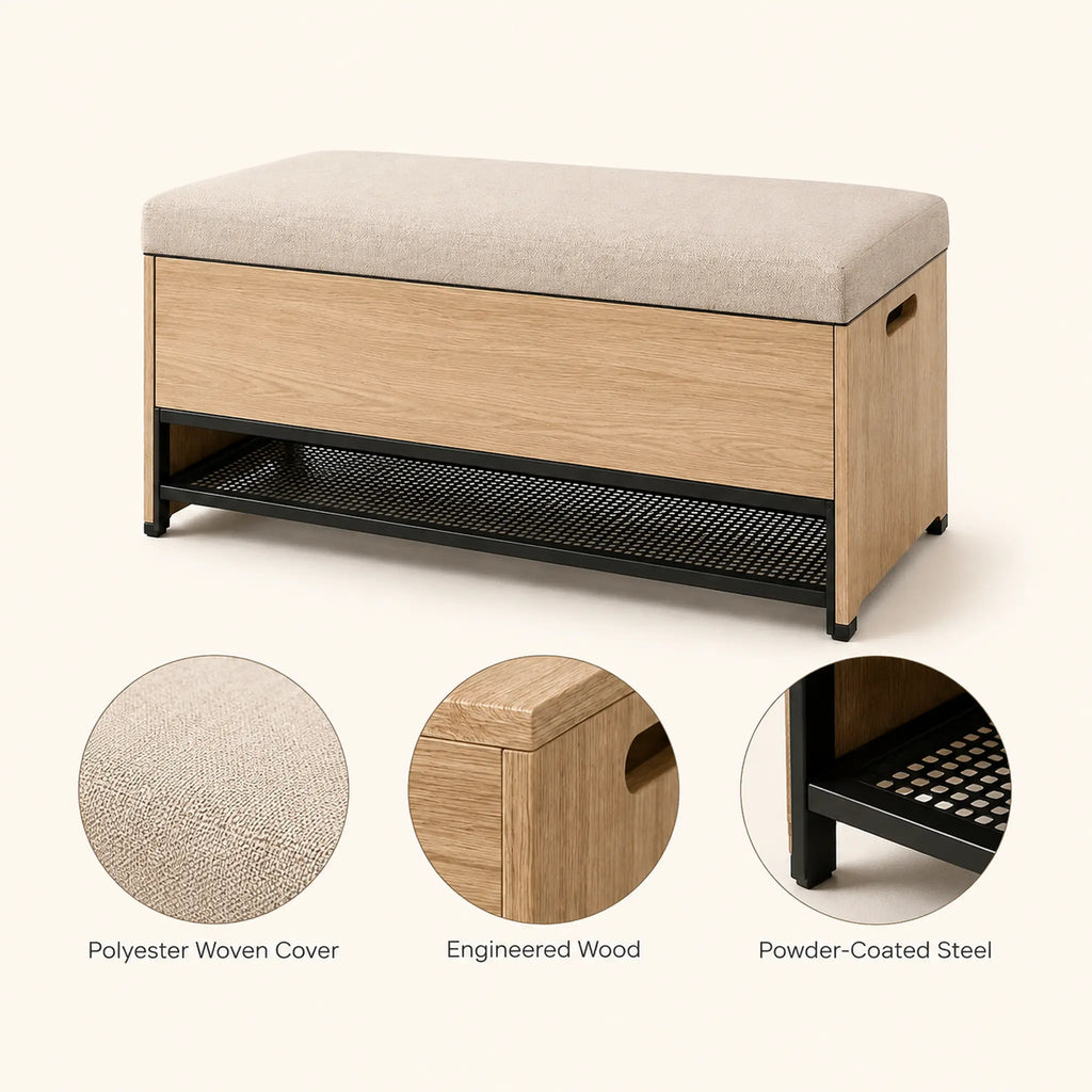 Liftwell Hidden Storage Entryway Bench
