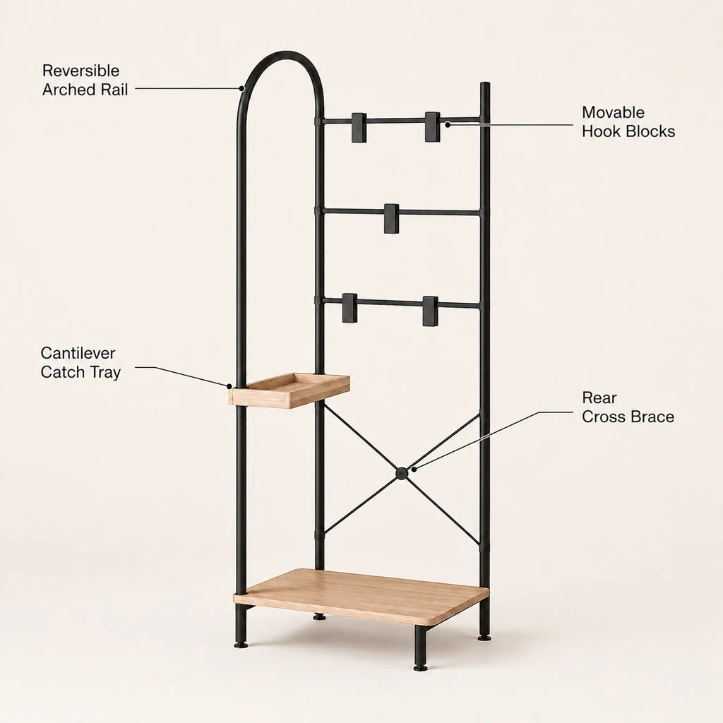 ArcRail Modular Hall Tree