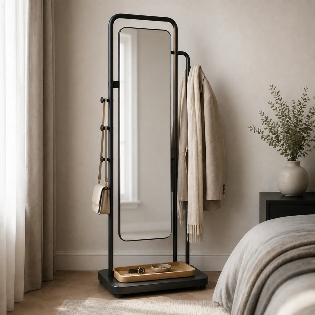 ReflectRail Freestanding Mirror Storage Stand