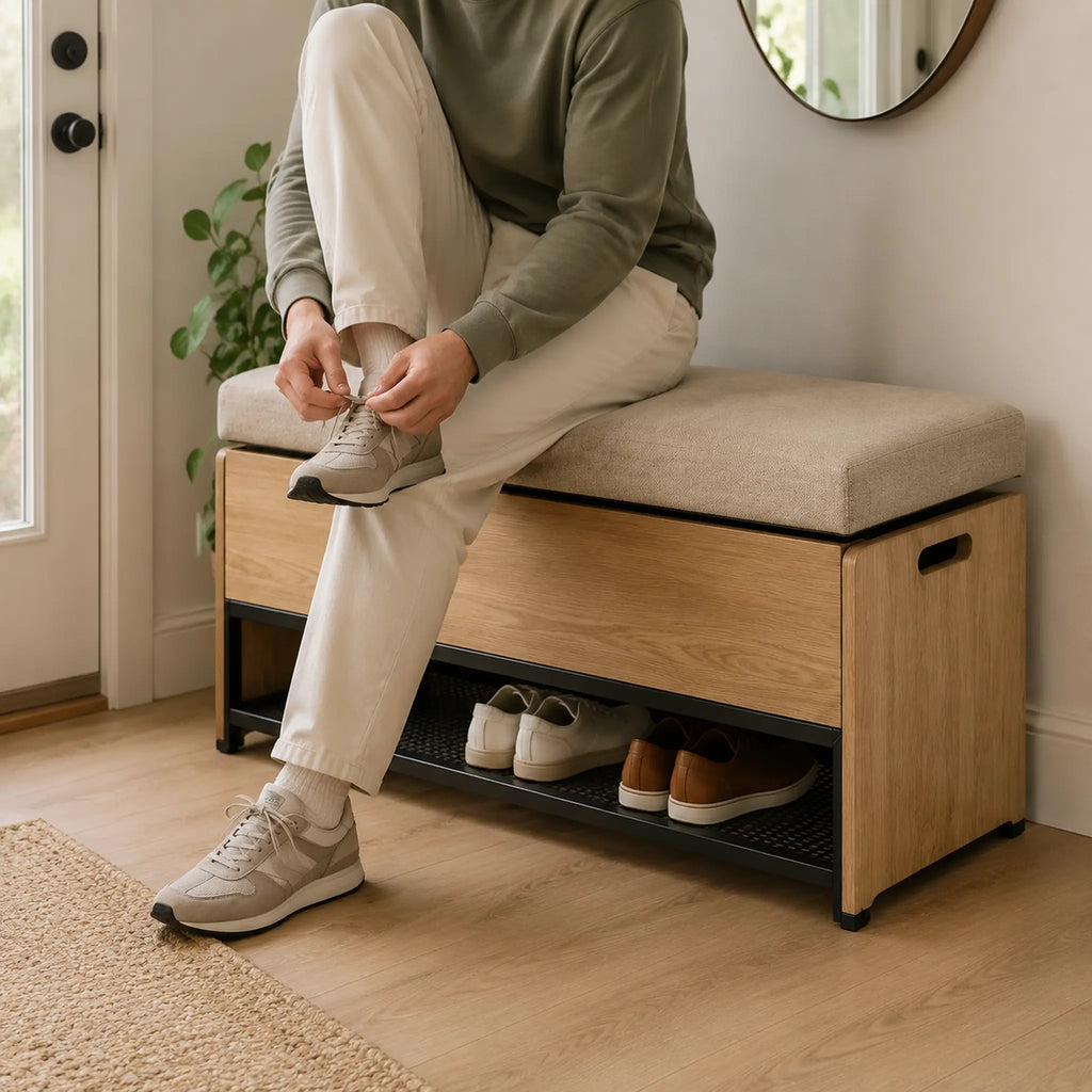 Liftwell Hidden Storage Entryway Bench