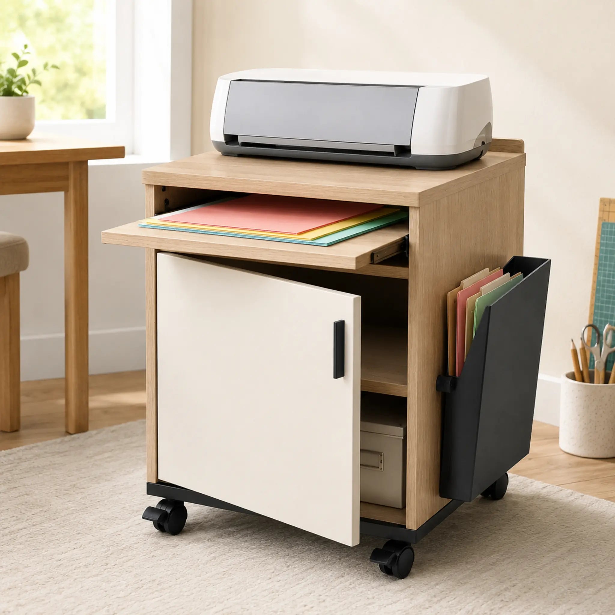 PrintPivot Mobile File and Printer Cabinet