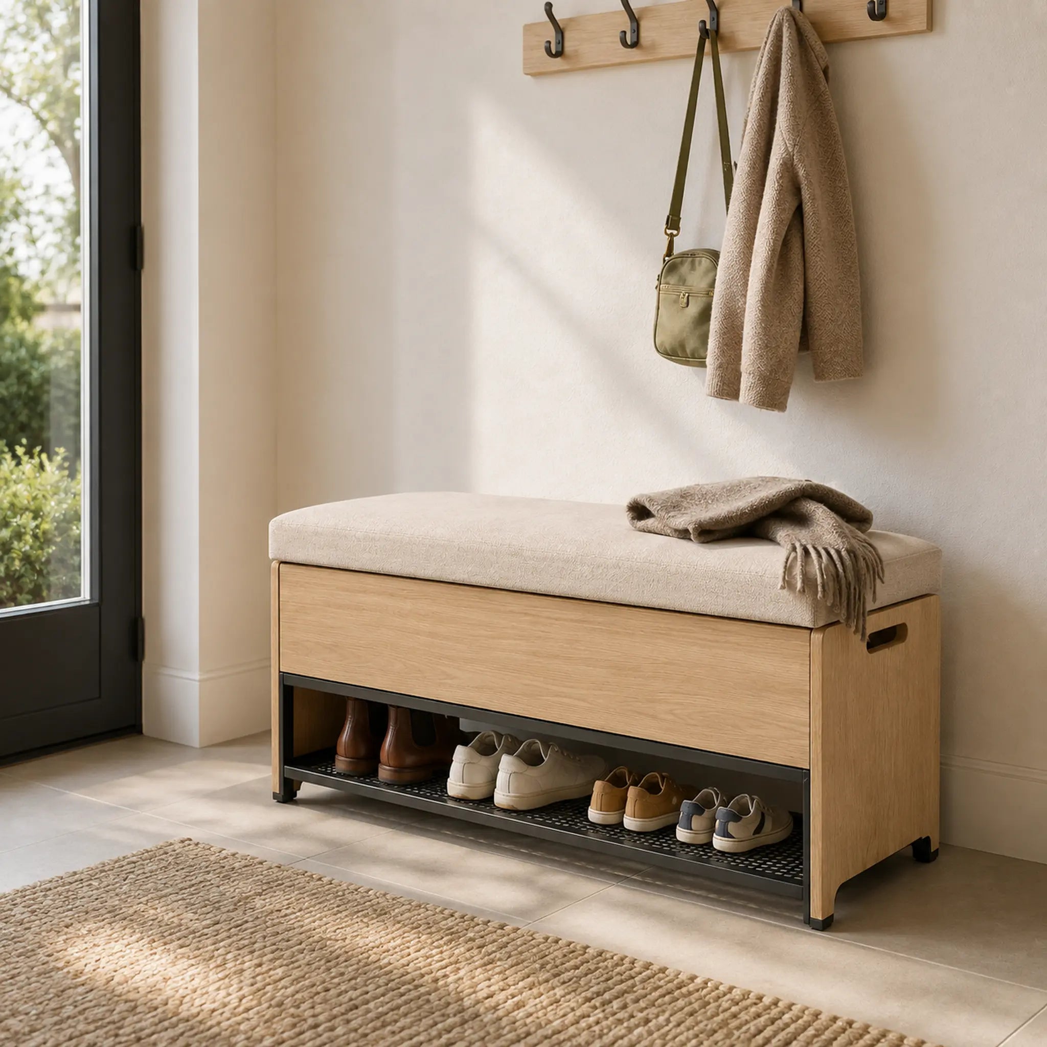 Liftwell Hidden Storage Entryway Bench