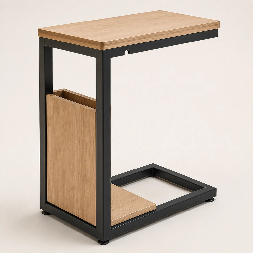 BridgePocket C-Shaped Storage Side Table