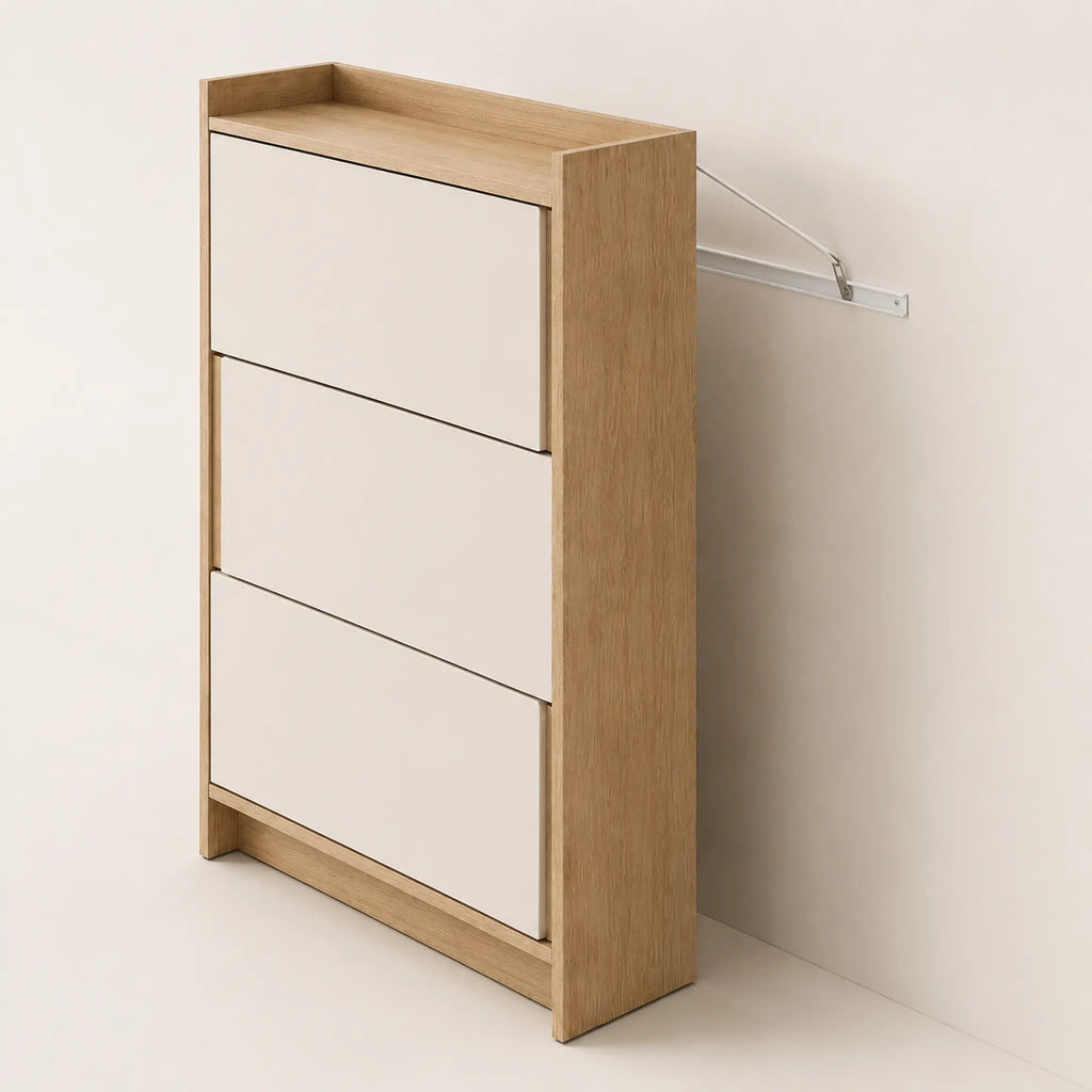 Pivotline Slim Flip-Door Shoe Cabinet